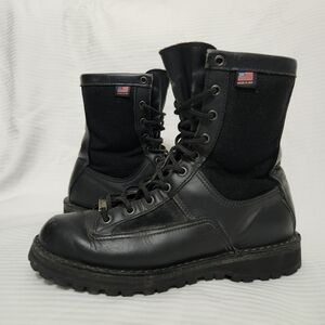 DANNER Acadia Leather Boots 8" Gore-Tex 21210 BLACK Made in USA Sz 8.5